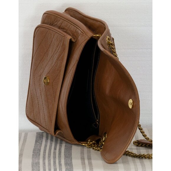 $3150 SAINT LAURENT NIKI MEDIUM IN VINTAGE LEATHER BAG - Picture 7 of 8